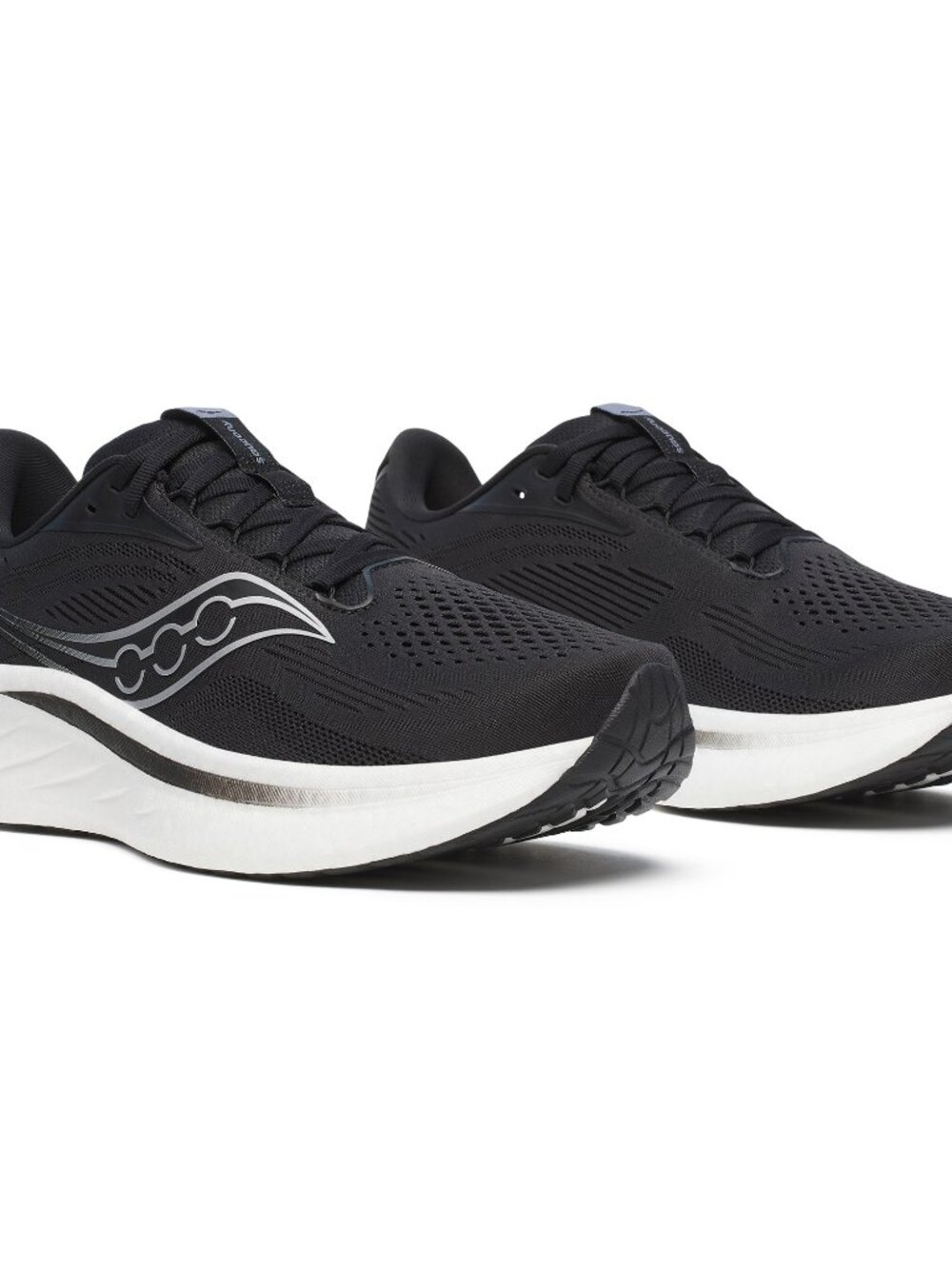 Saucony Ride 18 Black & White PWR RUN + Sneakers   New in the Box Size 10.5